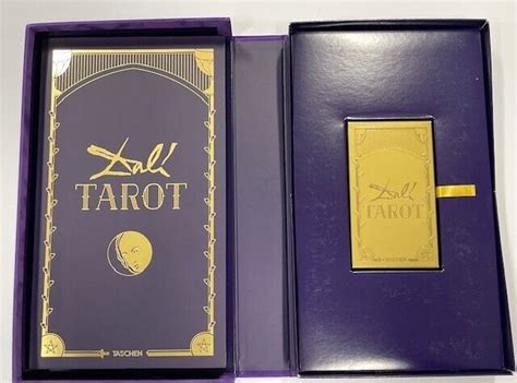 Salvador Dali Tarot And Book Set Deluxe Gold Gilded Limited Collectors