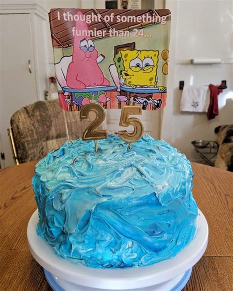 Spongebob 25th Birthday Cake Topper | handlingyourself