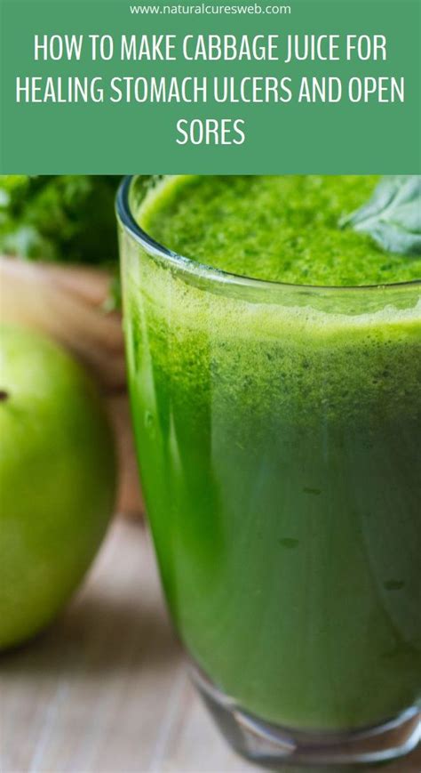 How To Make Cabbage Juice For Healing Stomach Ulcers And Open Sores