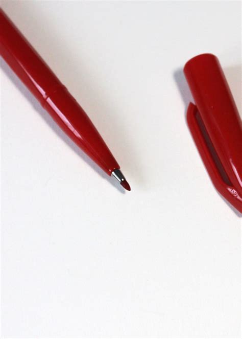 Pentel Sign Pen Red COMMON