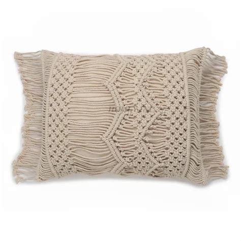 Crosia Work Boho Inspired Macrame Sofa Cushion Cover At Rs 230 Piece In