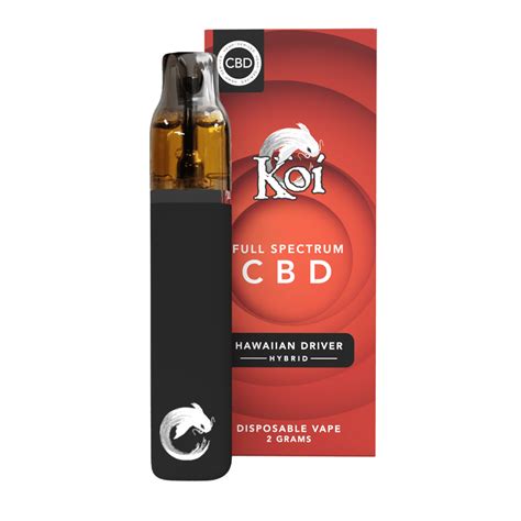 Koi Cbd Full Spectrum Disposable Vape Bar 2 Gram Hawaiian Driver