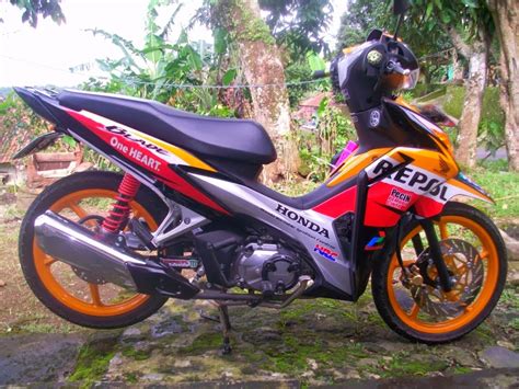 Modifikasi Motor New Blade Repsol Thecitycyclist