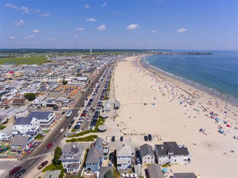 Hampton Beach Aerial View Hampton Nh Usa Stock Image Image Of Park Aerial 313247343