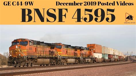 Bnsf Intermodal Train Westbound Double Stack Containers C44 9w