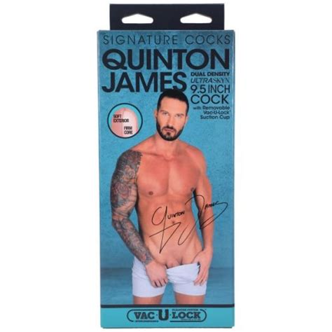 Signature Cocks Quinton James 95 Ultraskyn Cock With Removable Vac