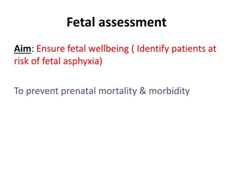 Ppt Management Of Labour And Fetal Assessment Powerpoint Presentation