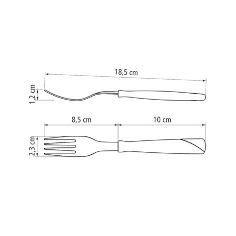 Juego De Tenedores Tramontina New Kolor Marfil Electroventas