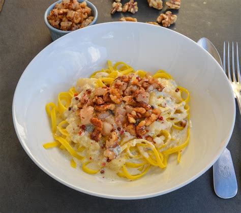 Pasta Mit Gorgonzola Birnen Walnuss Sauce Kochen Aus Liebe