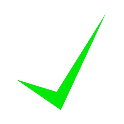 Flat tick icon vector on white background. Great for web and mobile ...