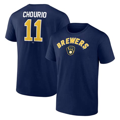 Men's Milwaukee Brewers Jackson Chourio Navy Winning Streak Name