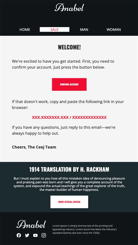 32 Welcome Email Templates 📭 | Free Welcome HTML Email Template — Stripo.email ️