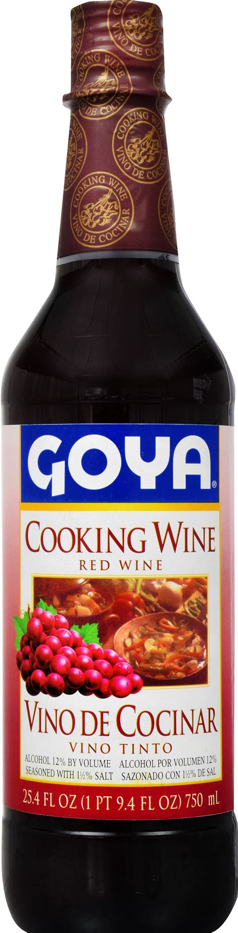 Goya Seasoned Red Cooking Wine 254 Fl Oz 12 Alcohol By Volume