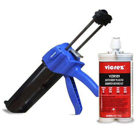 Vicrez Vzr101 Auto Body Plastic Bumper Repair Kit 135 Oz 400 Ml