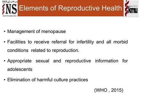 Reproductive Health Ppt Ppt