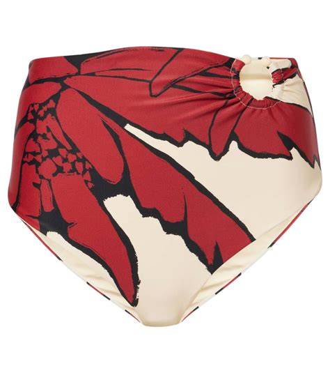 Johanna Ortiz Printed High Rise Bikini Bottoms Johanna Ortiz
