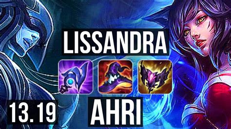 Liss Vs Ahri Mid Solo Kills Legendary Winrate Euw