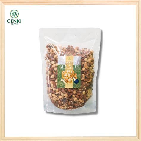 Jual Genki Plant Kacang Campur Panggang Roasted Mix Nut Kg