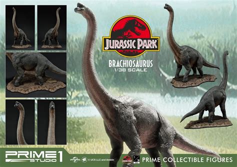 Prime Collectible Figure Jurassic Park Brachiosaurus Pvc Statue Pcfjp