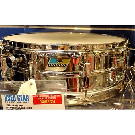 Used Ludwig Used Ludwig 5x14 Supraphonic Snare Drum Chrome Silver