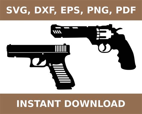 Pistola Svg Pistola Svg Rev Lver Svg Glock Svg Pistola Etsy M Xico