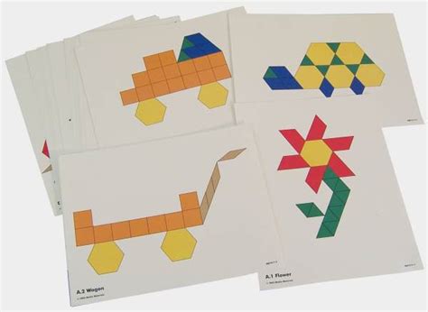 Pattern Block Activity Cards Edx Education