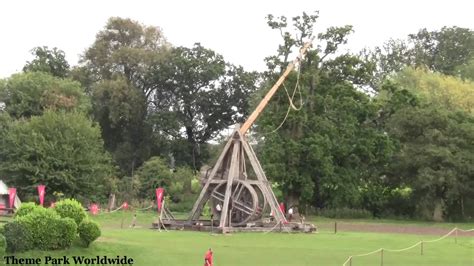 Warwick Castle The Mighty Trebuchet Youtube