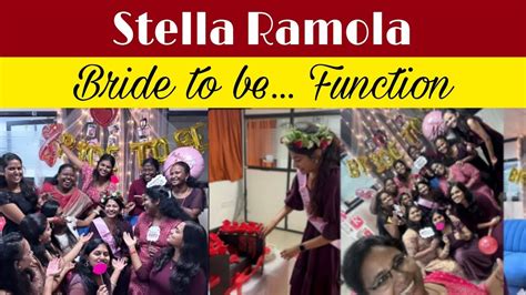 Stella Ramola Bride To Be Function Dr Paul Dhinakaran Daniel