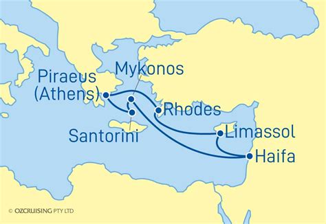 Night Greece Cyprus Cruise On The Rhapsody Of The Seas Rc