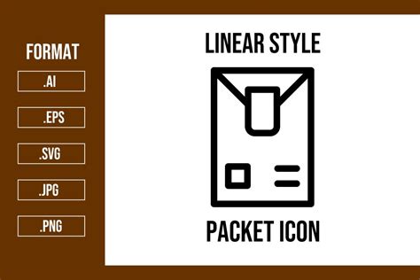 packet icon graphic  mhdusman creative fabrica