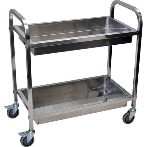 Luxor Sst2s Stainless Steel Transport Cartsmall Sst2s Bandh