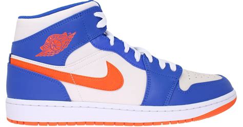 Nike Air Jordan 1 Mid Game Royalrush Orange Phantom Fd1029 400 In Blue