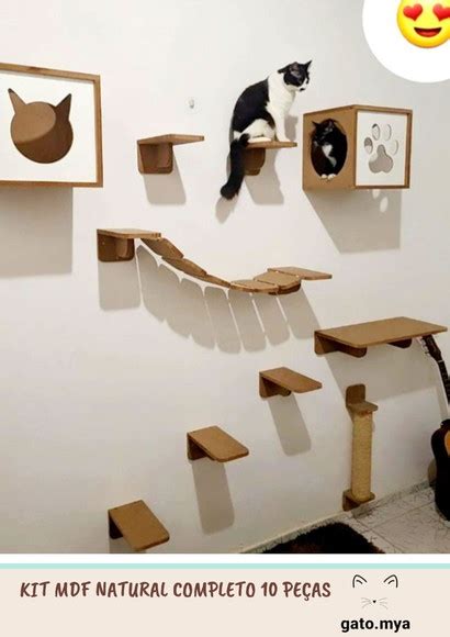 Playground Para Gatos Mdf Cru Elo7 Produtos Especiais