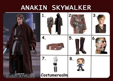 Dress Like Anakin Skywalker Costume From Star Wars , Diy, Star Wars ...