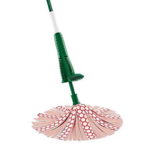 Libman Heavy Duty Wonder Microfiber Wet Mop With Scrub Brush 1228 The