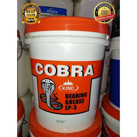 Jual Cobra King Bearing Grease Ep3 15kg Gemuk Pelumas Minyak Gemuk