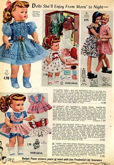 Toys In The 1950s Toys Games Dolls Everything Else Dolls