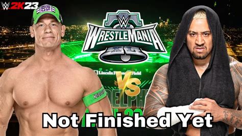 John Cena Vs Solo Sikoa Again At WrestleMania 40 Bloodline The Rock