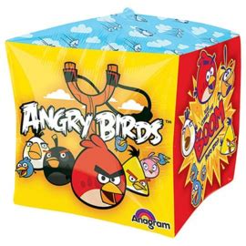 Angry Birds Folie Ballon Kubus Cm Angry Birds Feestartikelen