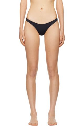 Black Dove Bikini Bottom By Frankies Bikinis On Sale