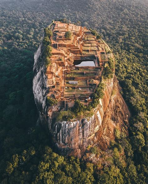 Sigiriya Sri Lanka The Site Consists Of The Ruins Of An Ancient