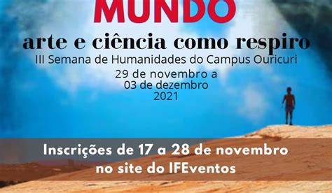 BLOG DO FREDSON PAIVA IF SERTÃO CAMPUS OURICURI TERCEIRA EDIÇÃO DA