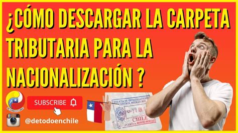 C Mo Descargar La Carpeta Tributaria Para La Solicitud De La