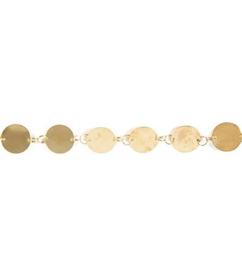 Simplicity 20mm Trim Gold Metal Discs Joann