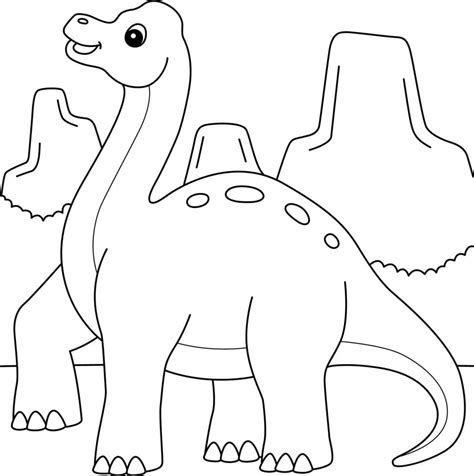 Brachiosaurus Coloring Page