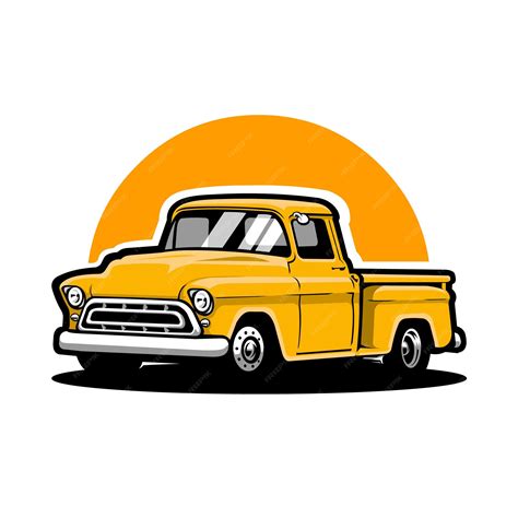 Premium Vector | Premium Classic Farm Truck Vector Illustration