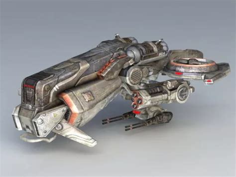 Sci-fi Concept Space Fighter Free 3d Model - .Max - Open3dModel