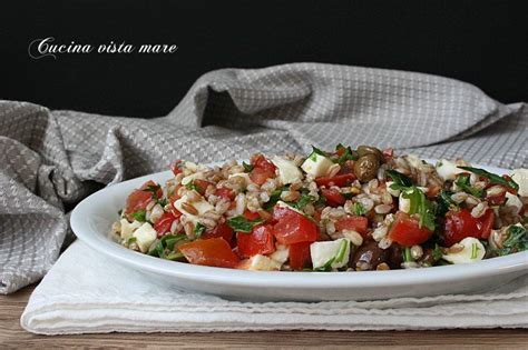 Insalata Di Farro Con Rucola E Pomodorini Ricetta Archives Cucina