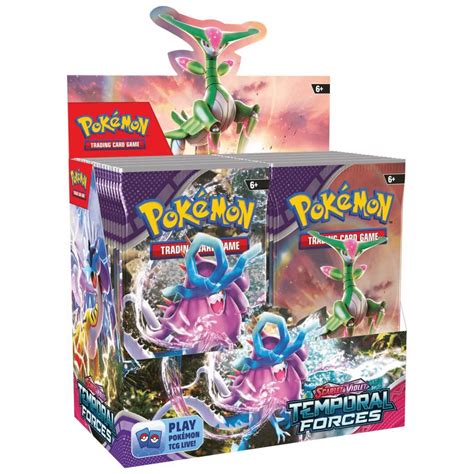 Pok Mon Tcg Scarlet Violet Temporal Forces Booster Box Icons Of Sport