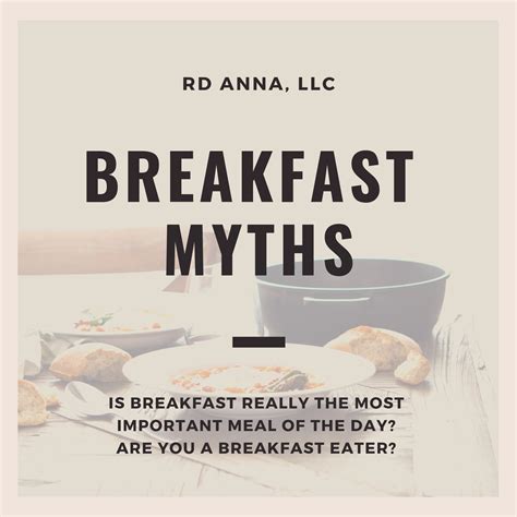 Breakfast Is It Really The Most Important Meal Of The Day — Rd Anna Llc